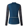 SHIMANO Dres dámsky KAEDE PRINTED LONG modrý