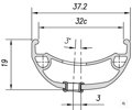 MACH1 Ráfik TRUCKY 32 27.5 32D čierny
