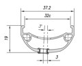 MACH1 Ráfik TRUCKY 32 29 32D čierny