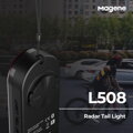 MAGENE Svetlo L508 RADAR zadné 7f USB čierne