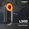MAGENE Svetlo L508 RADAR zadné 7f USB čierne