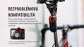 MAGENE Svetlo L508 RADAR zadné 7f USB čierne