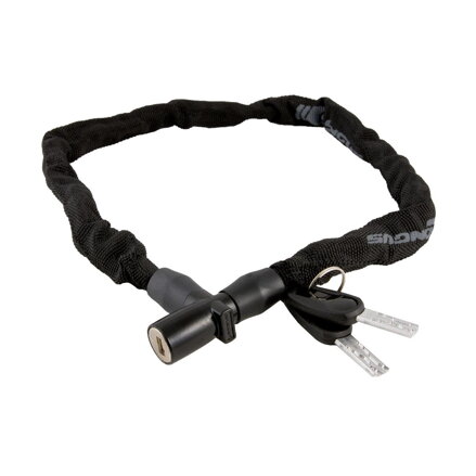 LONGUS Zámok CHAIN 4/750mm reťazový čierny