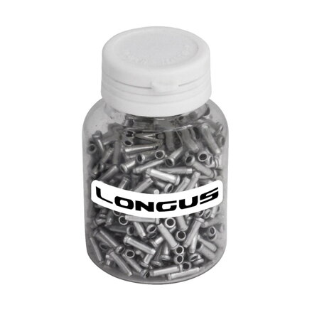 LONGUS Koncovka lanka AL strieborná dóza /500ks