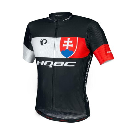 HQBC Dres QPI SK TEAM krátky rukáv čierna/červená