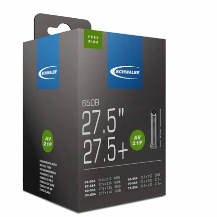 SCHWALBE Duša AV21F 27.5x2.10/3.00 40mm (54/75-584) 200g Freeride