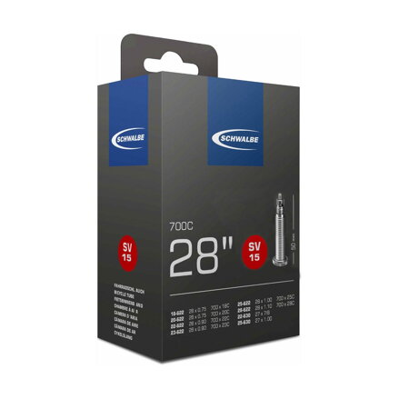 SCHWALBE Duša SV15 700x18/28C FV 50mm (18/28-622) 105g