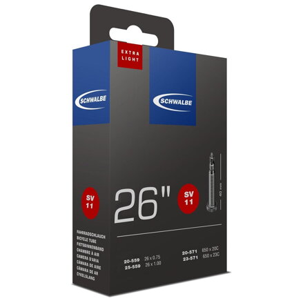 SCHWALBE Duša SV11 26x1.00 40mm (20/25-559/571) 60g exlight