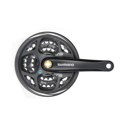 SHIMANO Stred Altus FC-M311 170mm 42/32/22z. 7/8-k.  čierny s krytom na štvorhran
