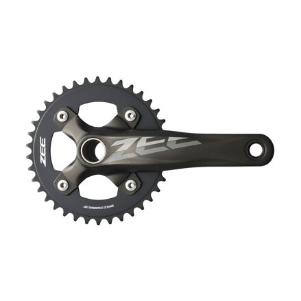 SHIMANO Stred ZEE FC-M645 165mm (83mm) 10-k. čierny HTII s ložiskom