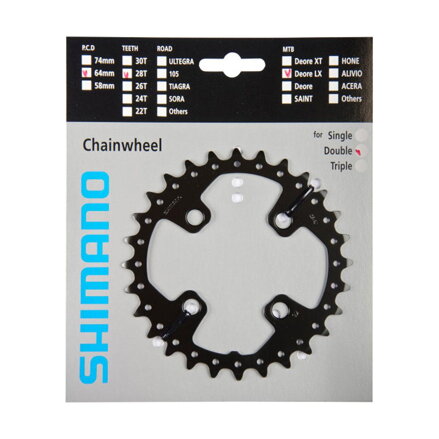 SHIMANO Prevodník 28z. FC-M675 SLX 64mm