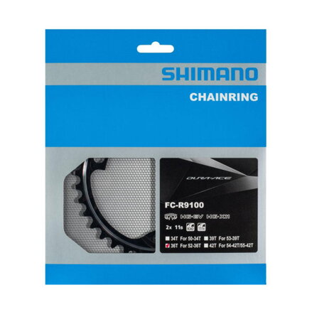 SHIMANO Prevodník 36z. FC-R9100 Dura Ace čierny 110mm