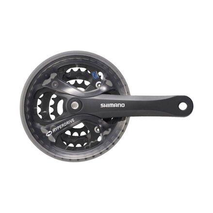 SHIMANO Stred Acera FC-M361 175mm 42/32/22z. 7/8-k čierny s krytom na štvorhran
