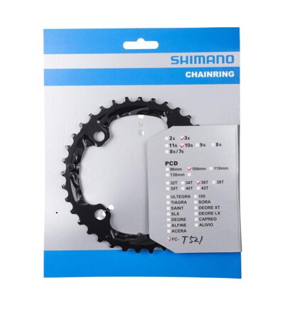 SHIMANO Prevodník 36z. FC-T521 Deore čierny