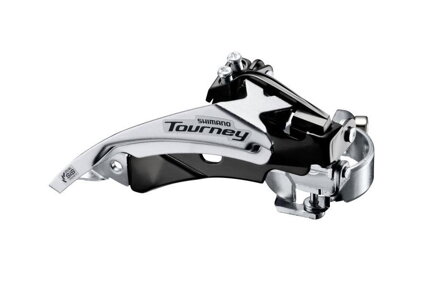 SHIMANO Prešmyk Tourney FD-TY510 3x6/7/8-k. uni ťah Top Swing (34,9/31,8mm) 48z.