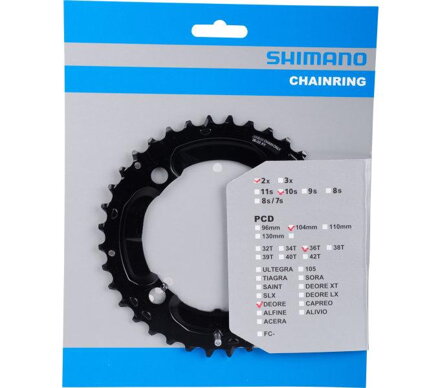 SHIMANO Prevodník 36z. FC-M617/627 DEORE pre 36/22z. 104mm