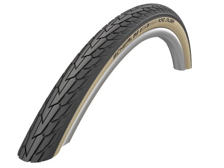 SCHWALBE Plášť ROAD CRUISER (47-622) 28x1.75 K-Guard 50EPI 800g Coffe reflex  Green