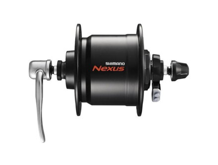 SHIMANO Náboj s dynamom DH-C3000 6V/3W 36d. čierny na r.u.+ochrana proti prepätiu SMDH10
