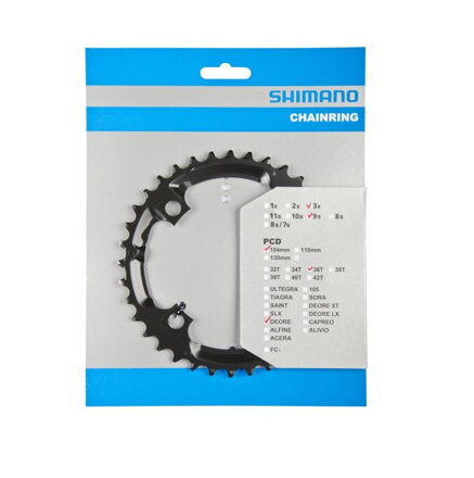 SHIMANO Prevodník 36z.FC-M590 Deore čierny 104mm