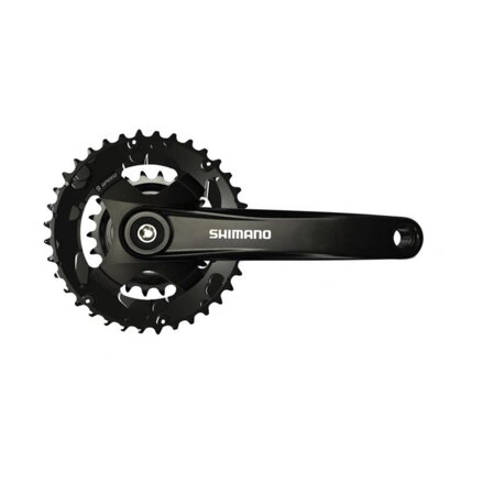 SHIMANO Stred Altus FC-MT101 175mm 36/22z. 9-k.  čierny bez krytu na štvorhran