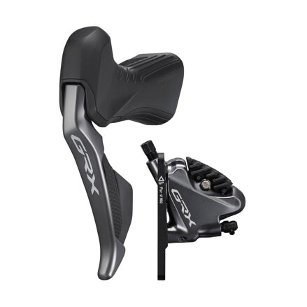 SHIMANO Dual control GRX ST-RX815L/BR-RX810F ľavý 2-prev. Di2 rad./hydr.brzda