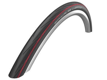 SCHWALBE Plášť LUGANO II (25-622) 700x25C K-Guard 50EPI 330g Červený pás