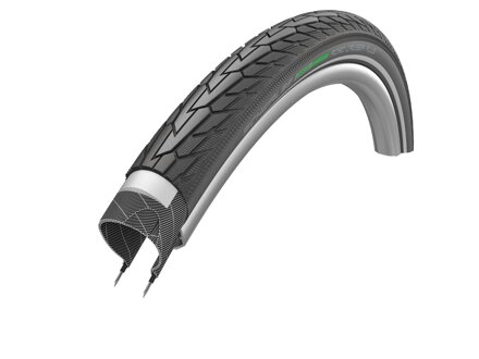 SCHWALBE Plášť ROAD CRUISER PLUS (37-622) 28x1.40 700x35C PunctureGuard 50EPI 715g Reflex  Green