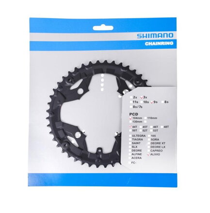 SHIMANO Prevodnik 44z. FC-T4010 Alivio 9-k. čierny 104mm