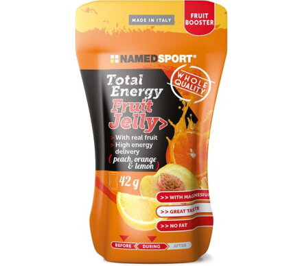 NAMEDSPORT Želé TOTAL ENERGY FRUIT broskyňa, pomaranč, citrón 42g