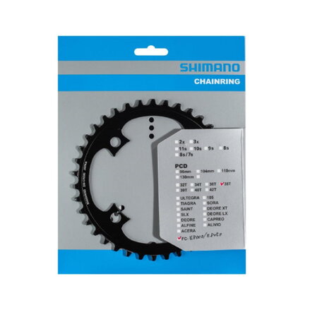 SHIMANO Prevodník 38z. 11-kolo bez 4-ramen. adaptéra pre STEPS E8000