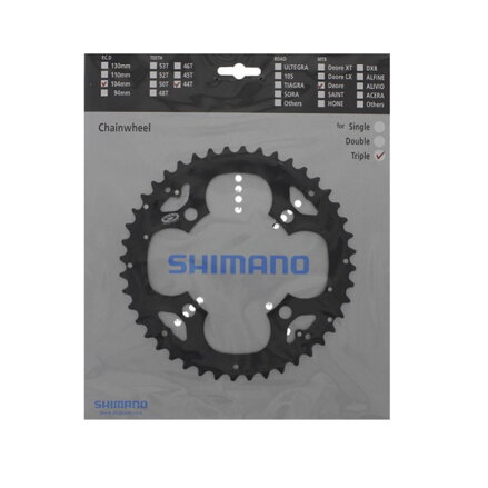 SHIMANO Prevodník 44z. FC-M530/FC-M591 čierny 104mm