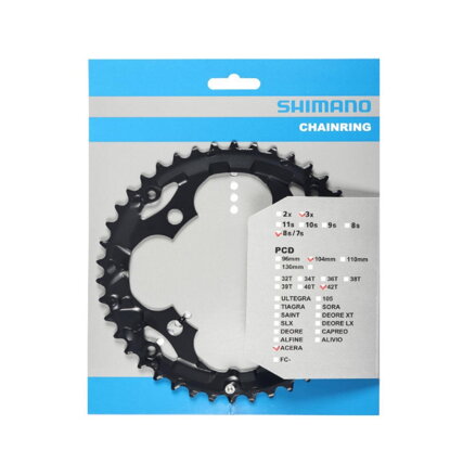 SHIMANO Prevodník 42z. FC-M361 čierny 104mm