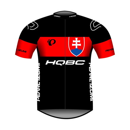 HQBC Dres QPI SK TEAM 2021 krátky rukáv čierna/červená