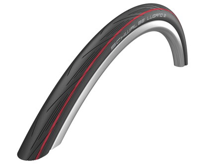 SCHWALBE Plášť LUGANO II (25-622) 700x25C K-Guard 50EPI 365g Červený pás