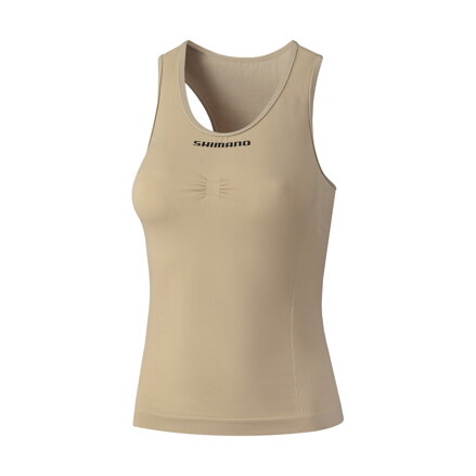 SHIMANO Tričko dámske VERTEX SL BASE LAYER bledohnedé