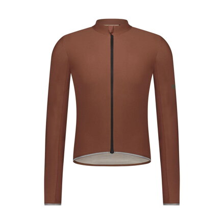 SHIMANO Dres EVOLVE MERINO LONG hnedý