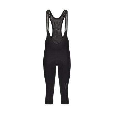 SHIMANO Nohavice VERTEX KNICKERS 3/4 zateplené s trakmi čierne
