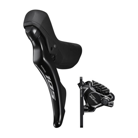 SHIMANO Dual control 105 ST-R7120/BR-R7170 ľavý 2x12-k. mech. rad./hydr.brzda