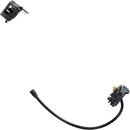 SHIMANO Držiak baterky STEPS BM-EN800 na rám bez zámku s káblom 250mm čierny