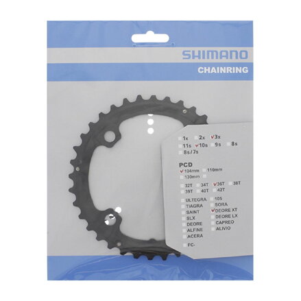 SHIMANO Prevodník 36z. FC-T8000/M780/M781 XT