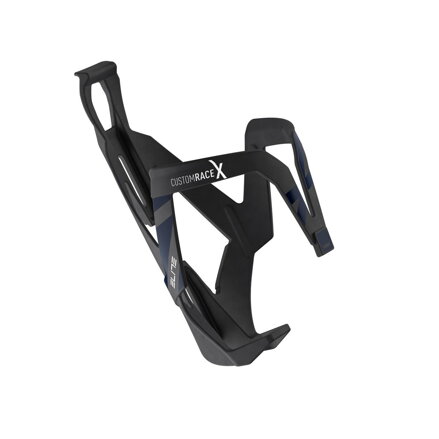 ELITE Košík CUSTOM RACE X čierny matný modrá grafika