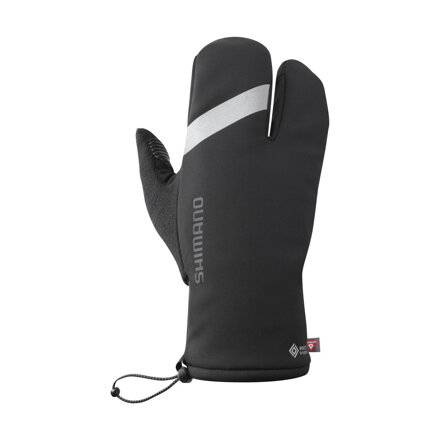 SHIMANO Rukavice WINDSTOPPER PRIMALOFT 2x2 čierne