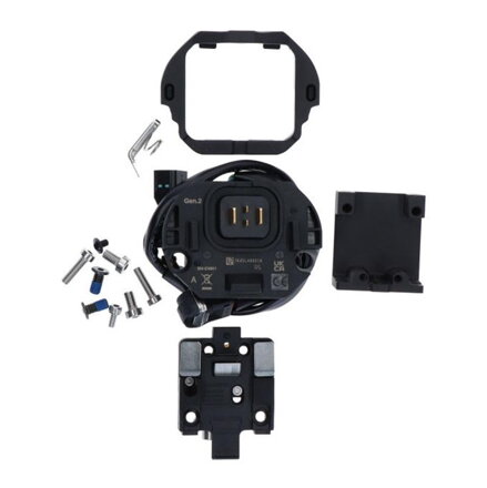 SHIMANO Držiak baterky STEPS BM-EN801 na rám bez zámku s káblom 250mm čierny