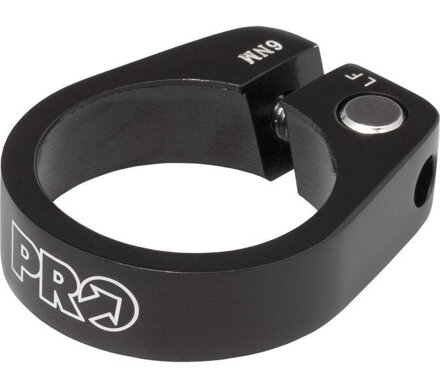 PRO Objímka ALLOY pod sedlo čierna 28,6mm