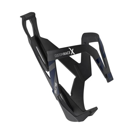 ELITE Košík CUSTOM RACE X čierny matný modrá grafika