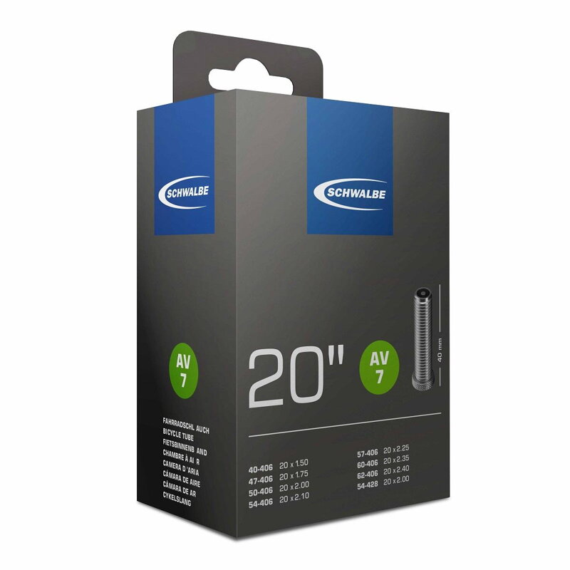 SCHWALBE Duša AV7 20x1.50/2.00 AV 40mm (40/62-406) 145g