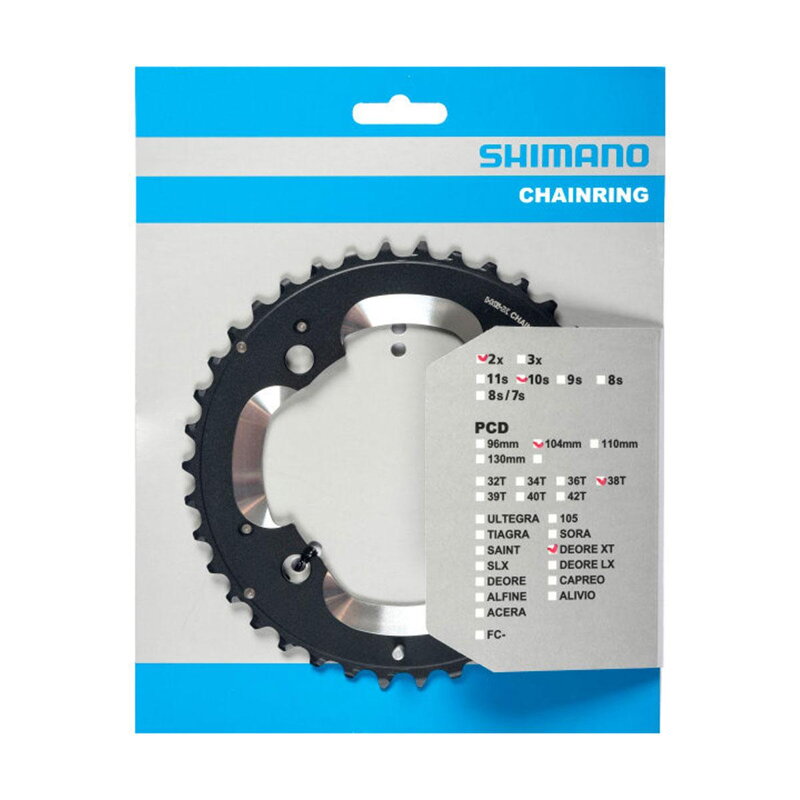 SHIMANO Prevodnik 38z. FC-M785 XT 38/24z. čierny 104mm SHIMANO Prevodnik 38z. FC-M785 XT 38/24z. čierny 104mm