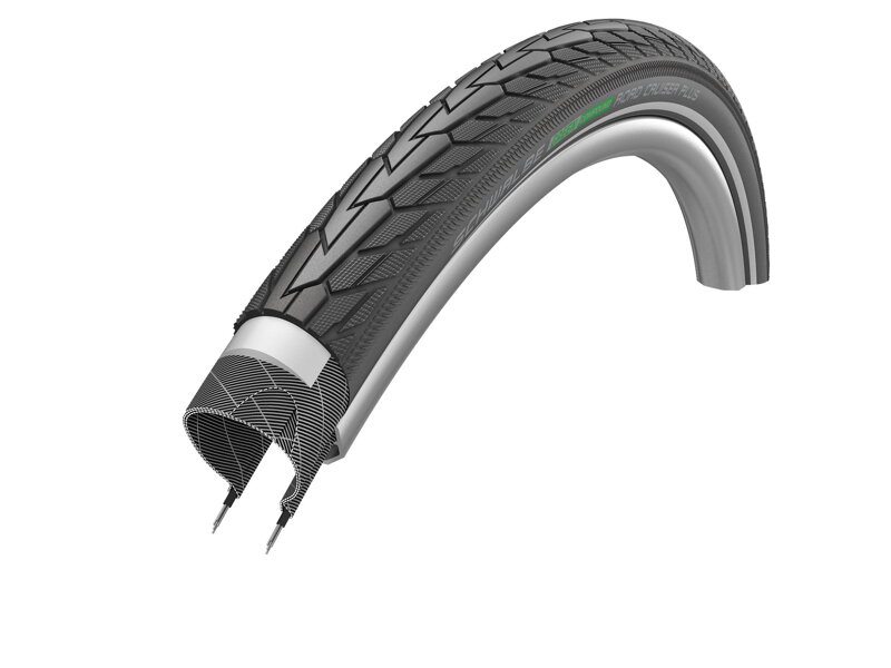 SCHWALBE Plášť ROAD CRUISER PLUS (47-622) 28x1.75 PunctureGuard 50EPI 925g Reflex  Green