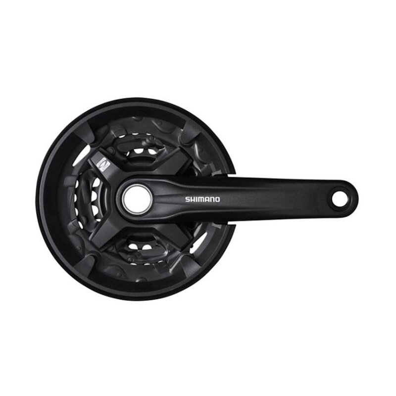SHIMANO Stred Altus FC-MT210 175mm 40/30/22 9-k. čierny s krytom dvojdielny bez ložiska SHIMANO Stred Altus FC-MT210 175mm 40/30/22 9-k. čierny s krytom dvojdielny bez ložiska