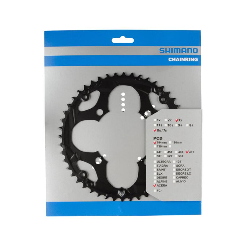 SHIMANO Prevodník 48z.FC-M361 čierny 104mm SHIMANO Prevodník 48z.FC-M361 čierny 104mm
